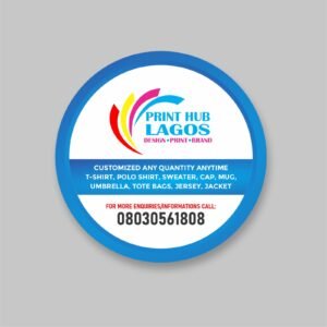 Round Stickers (3.5" Diameter)