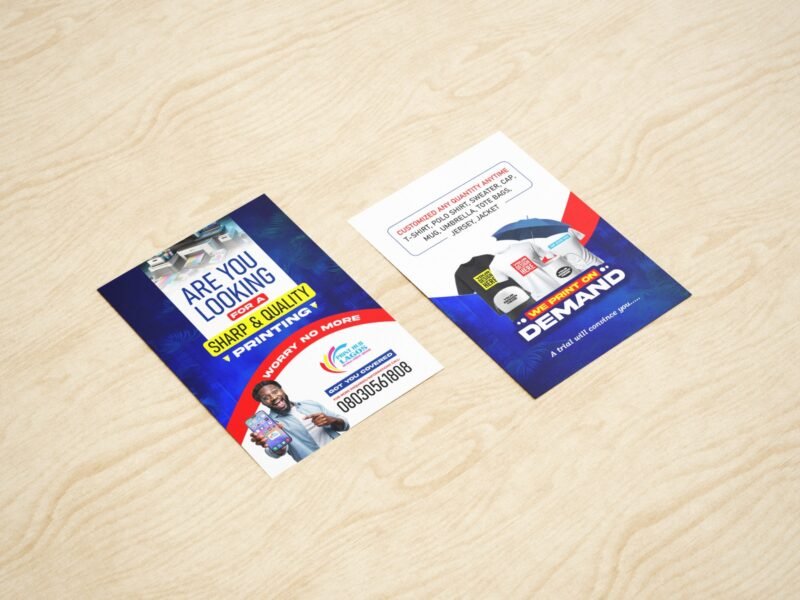 A5 Double-Sided Flyer Printing in Lagos – Affordable & Professional