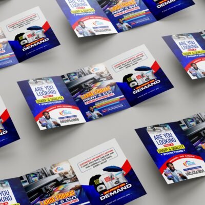Professional Trifold Brochure Printing Services in Lagos