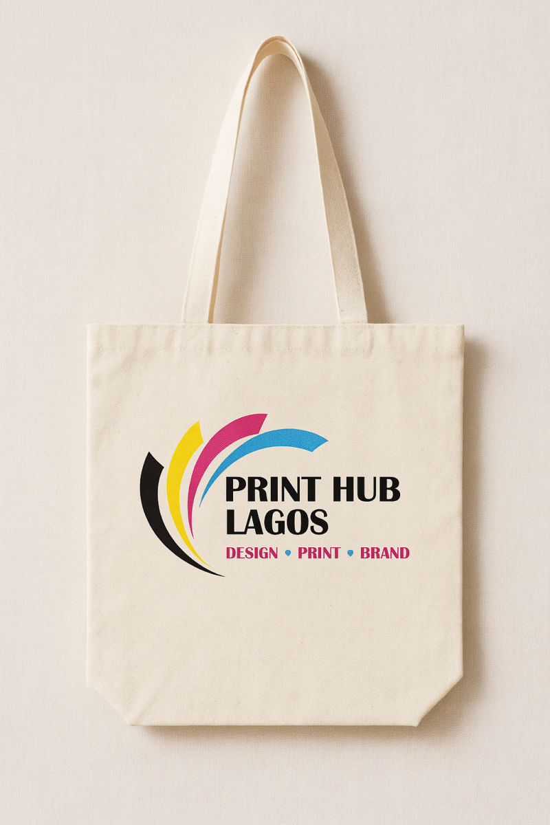 Custom Cream Tote Bag in Lagos – Perfect for Businesses & Events