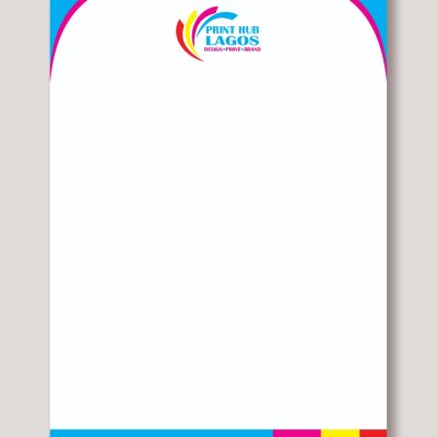 Custom letterhead printing in Lagos