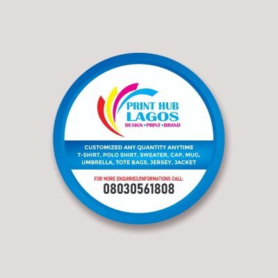 Order custom sticker printing in Lagos from Print Hub Lagos. Get quality product labels, waterproof stickers, packaging stickers and custom-shaped stickers in Lekki.