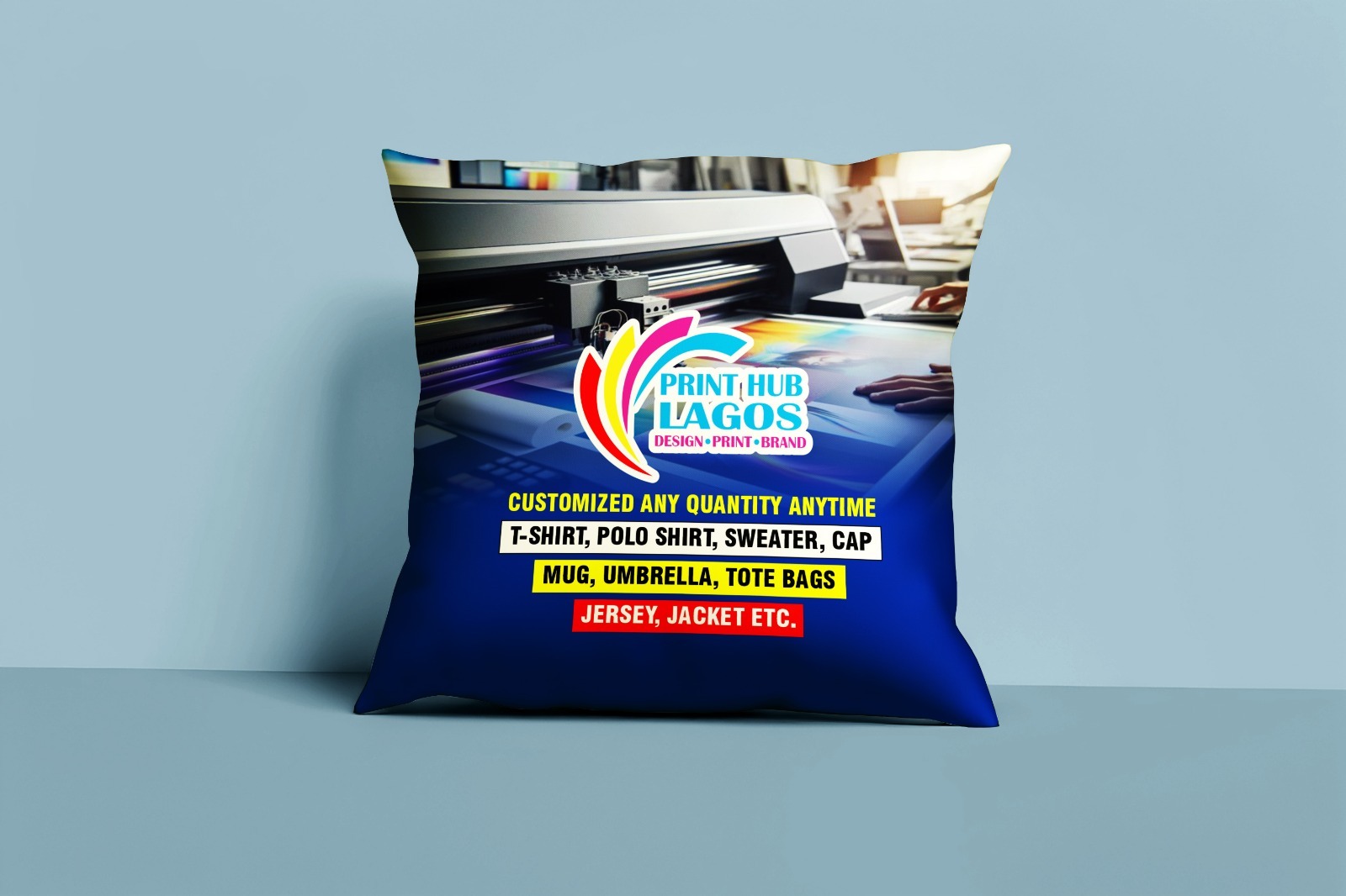 Custom Printed Throw Pillows in Lagos