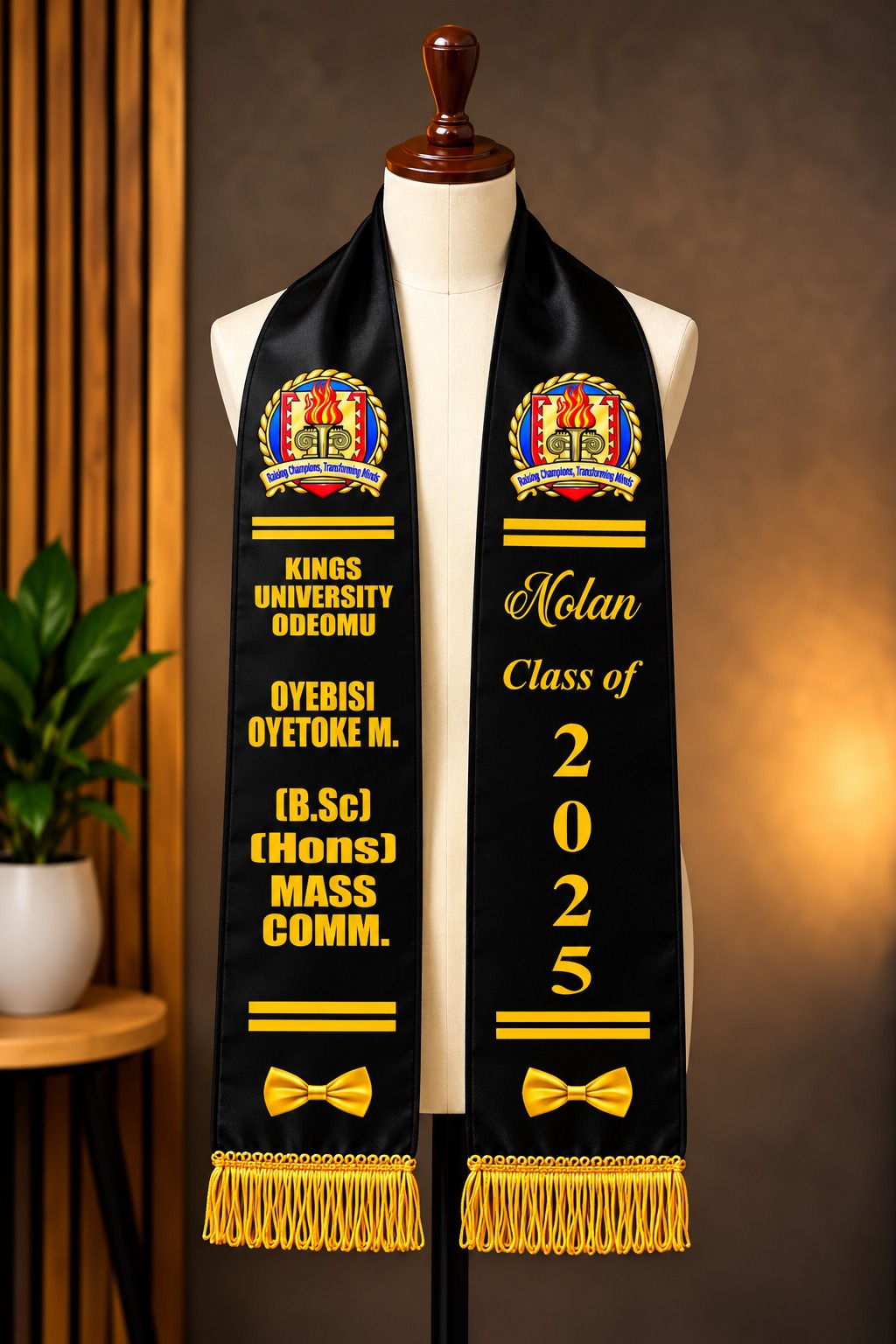 Custom Sash Printing and Branding in Lagos