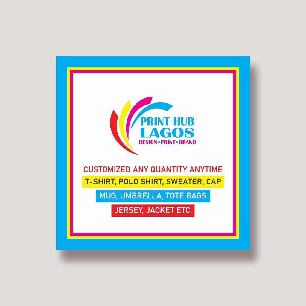 custom sticker and product label printing for businesses in lekki